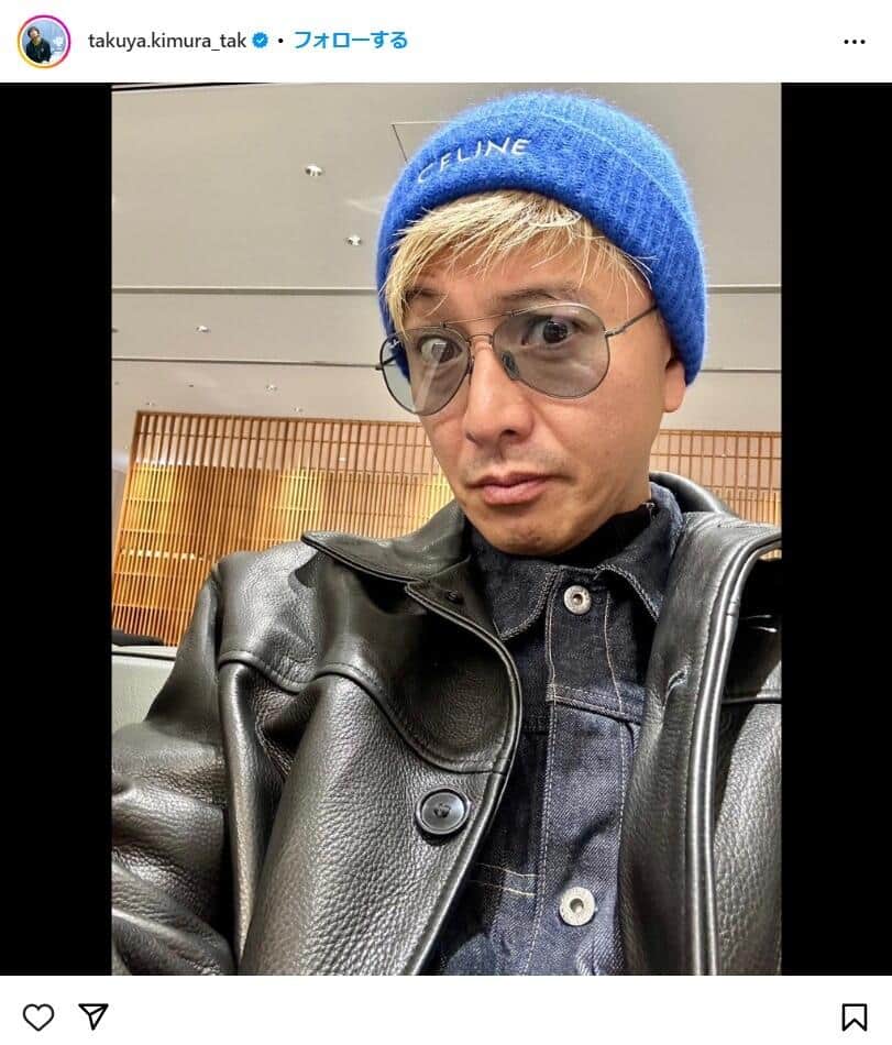 木村拓哉さんのインスタグラム（＠takuya.kimura_tak）より