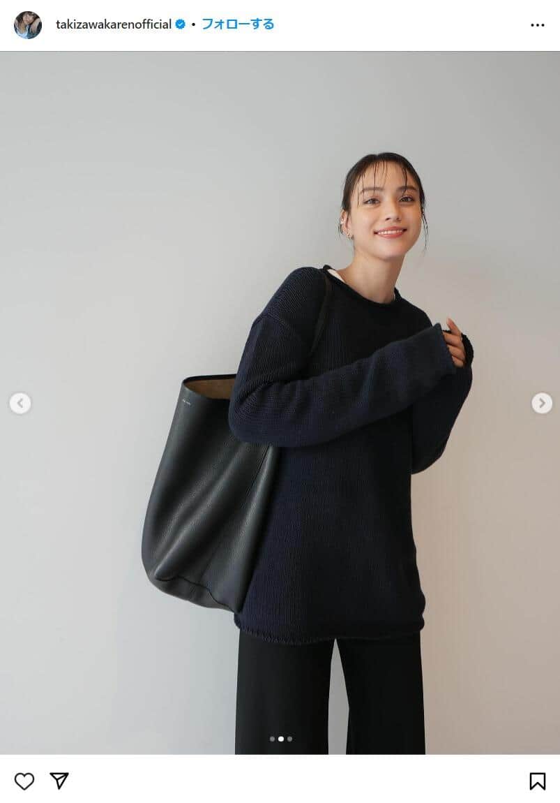 滝沢カレンさんのインスタグラム（@takizawakarenofficial）より