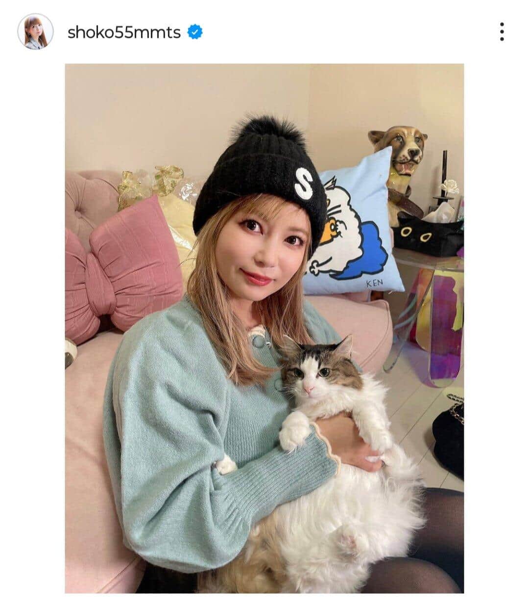 中川翔子さんのインスタグラム（＠shoko55mmts）より