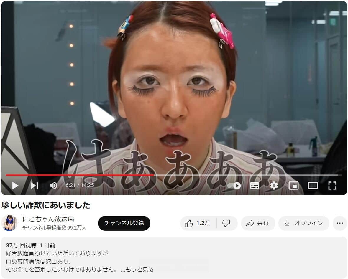 NICOさんのYouTubeより