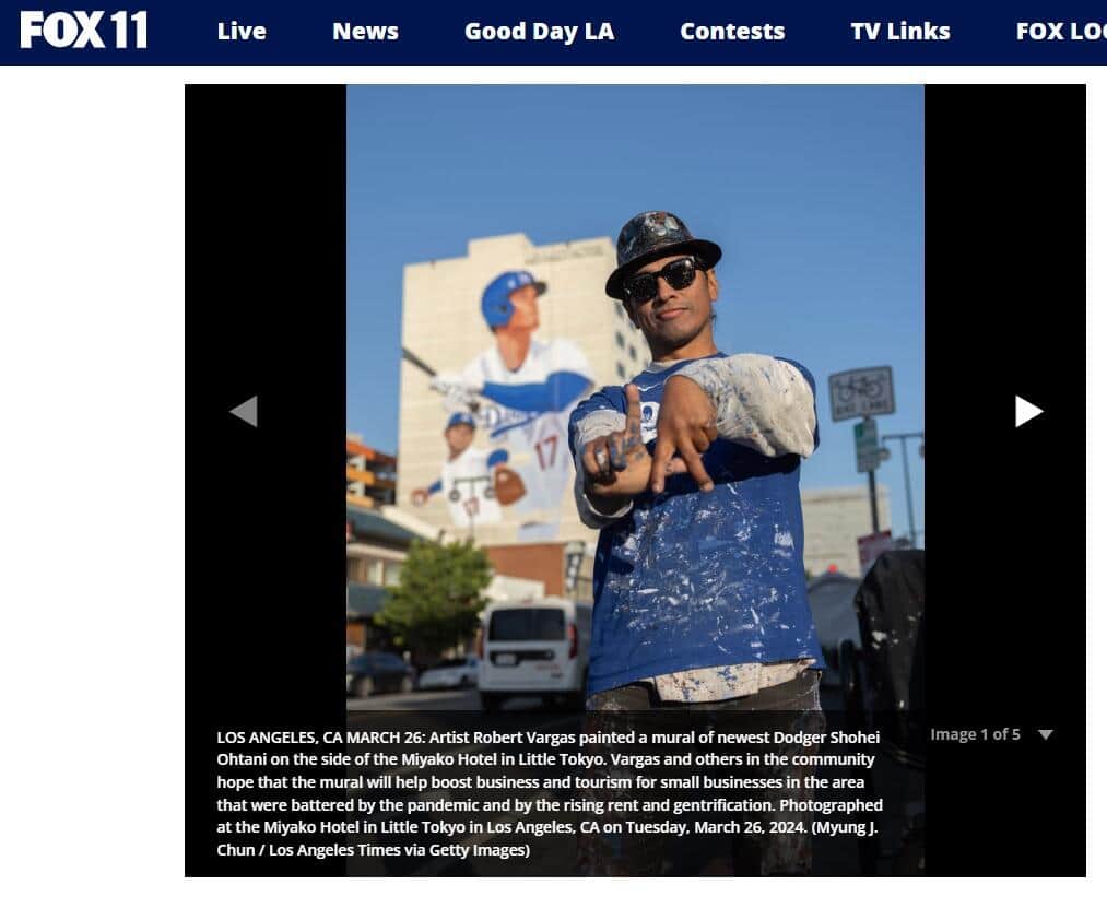 ロバート・バルガスさん（FOX11より）