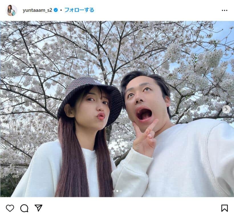 ゆんさんのインスタグラム（@yuntaaam_s2）より