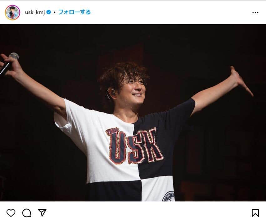 上地雄輔さんのインスタグラム（@usk_kmj）より