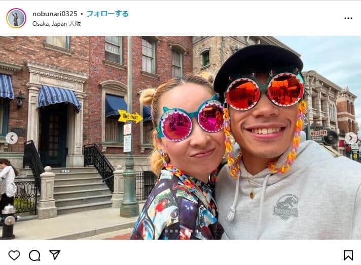 織田信成、妻と「弾丸ユニバ」デート　結婚14周年でもラブラブ、「仲良くて最高なご夫婦」「ほんとお似合い」の声