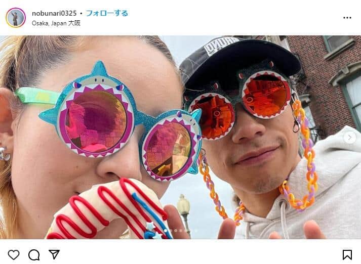 織田信成さんのインスタグラム（@nobunari0325）より