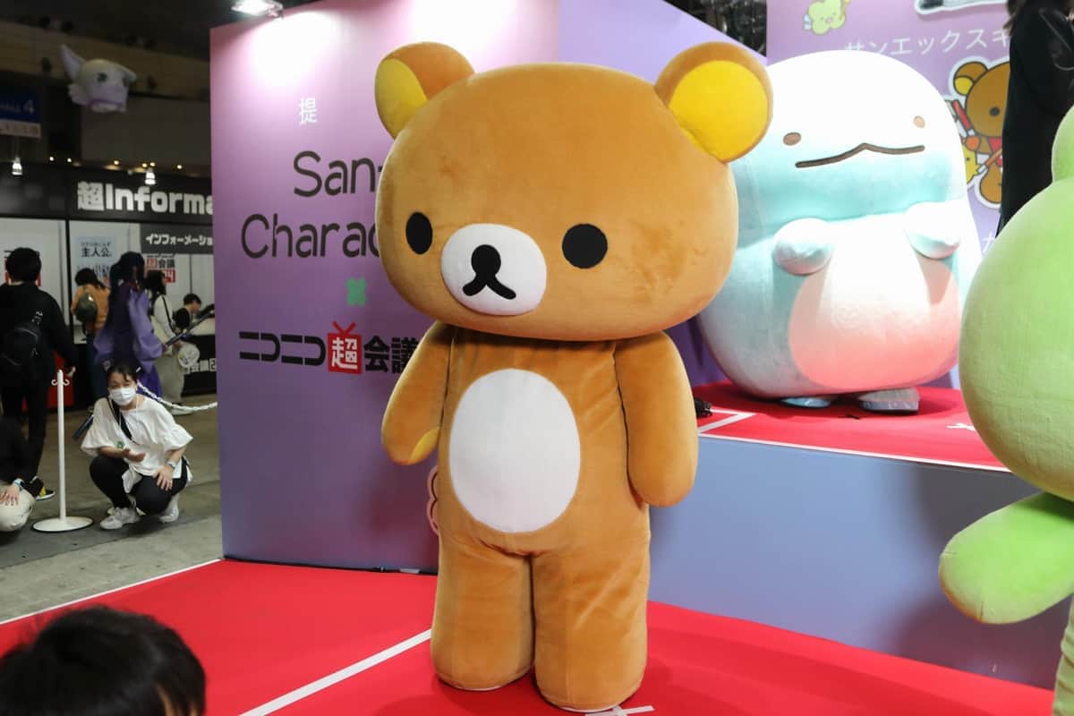 ステージ終盤にはリラックマも登場した