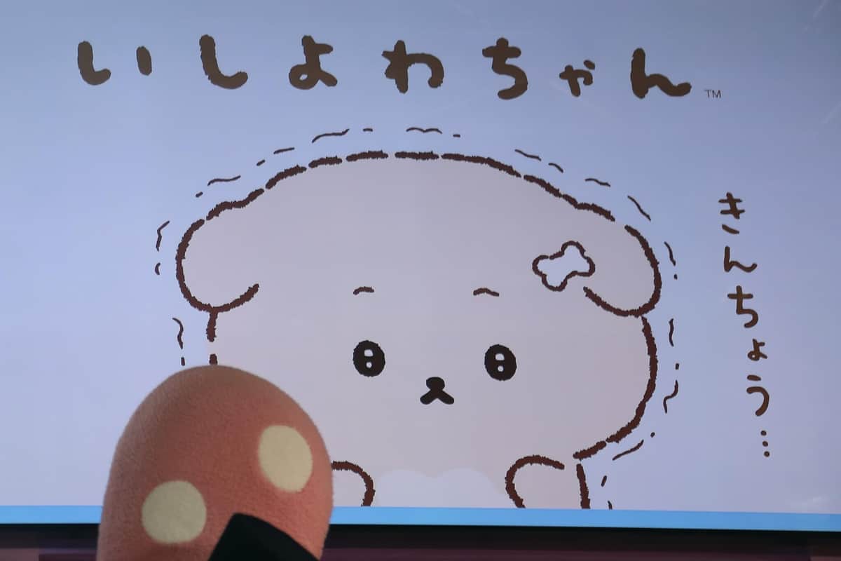新キャラクター「いしよわちゃん」も紹介された