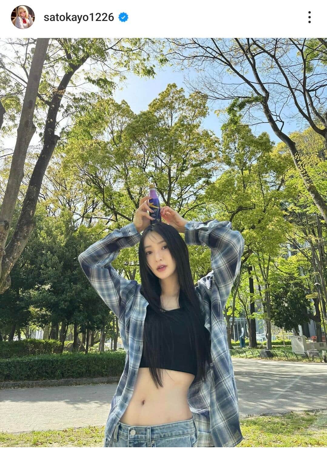 佐藤かよさんのインスタグラム（4月26日）より