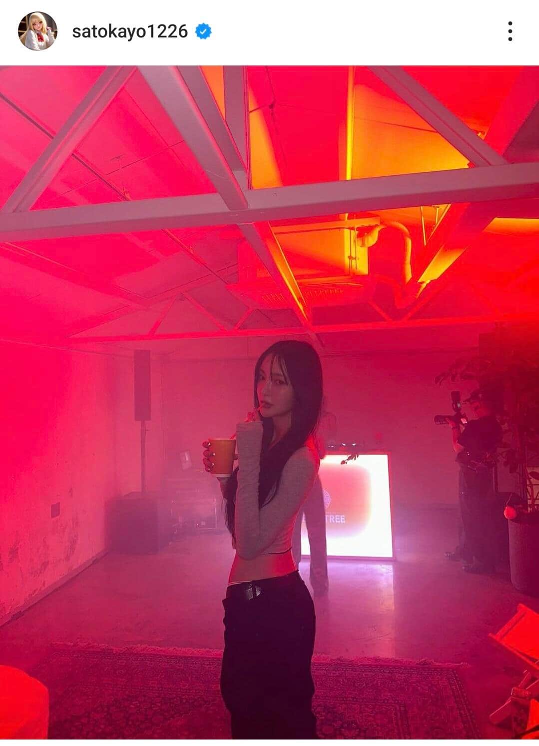 佐藤かよさんのインスタグラム（5月4日）より