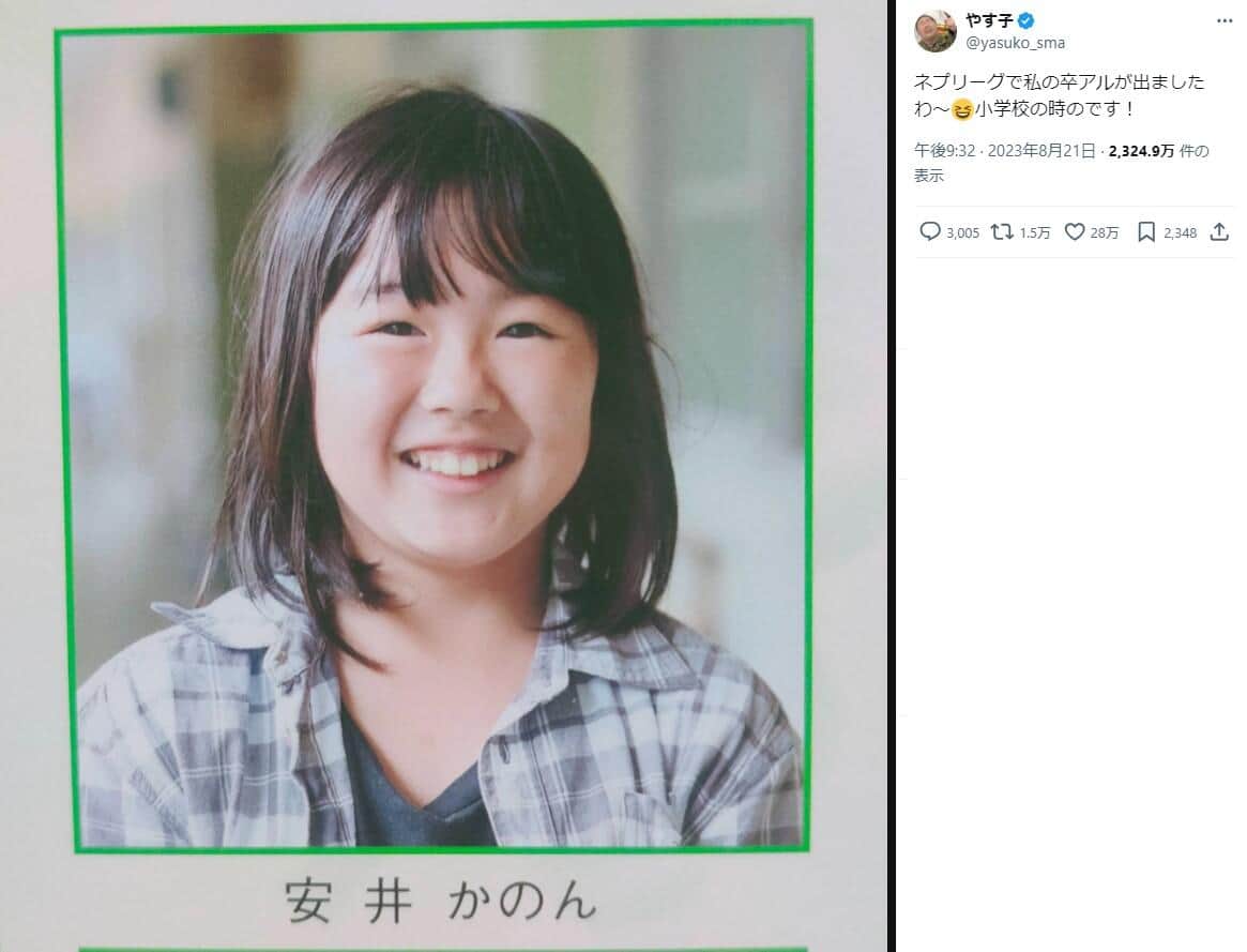 やす子さんのX（＠yasuko_sma）より