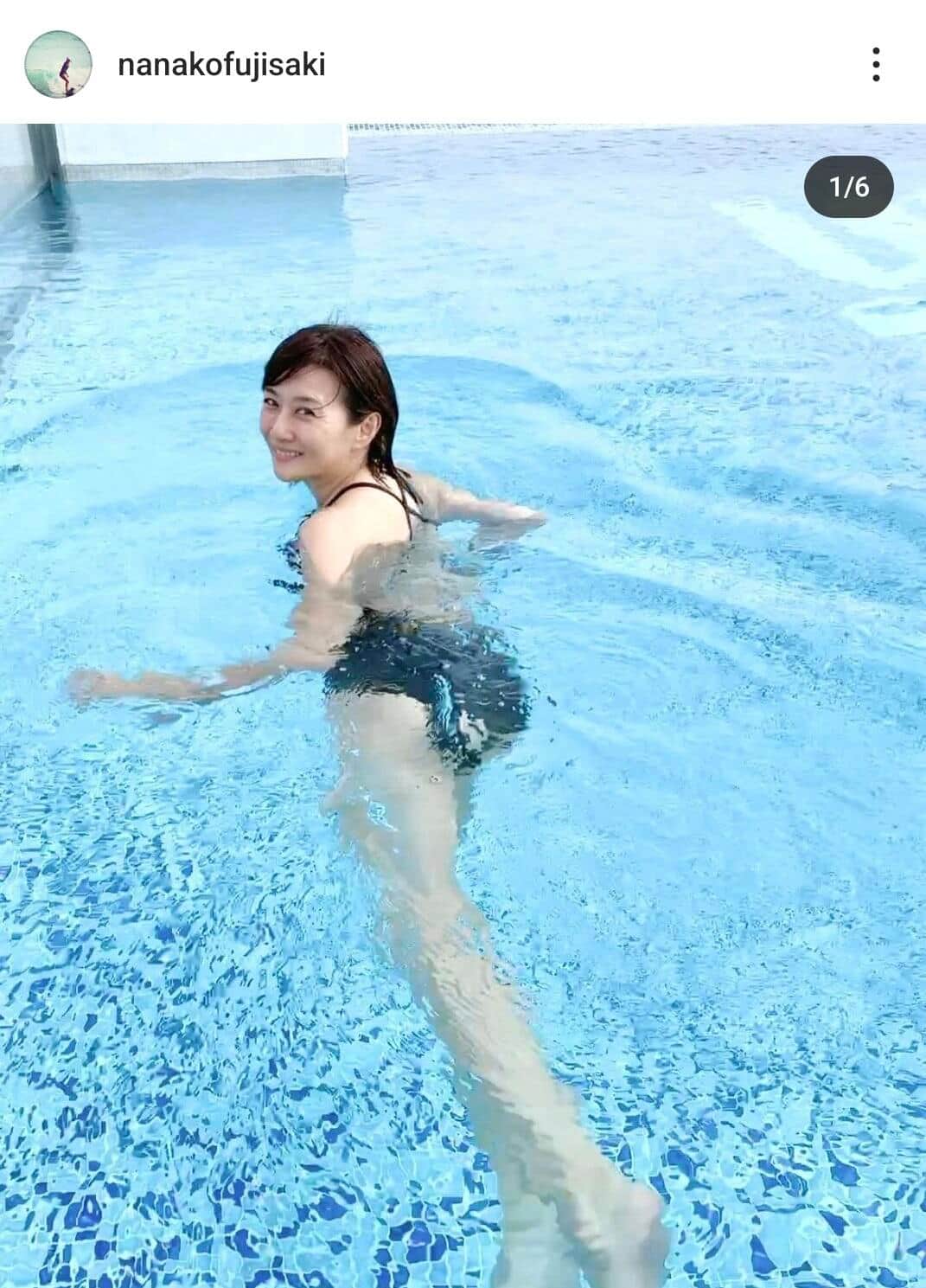 藤崎奈々子さん2024年5月2日のインスタグラムより