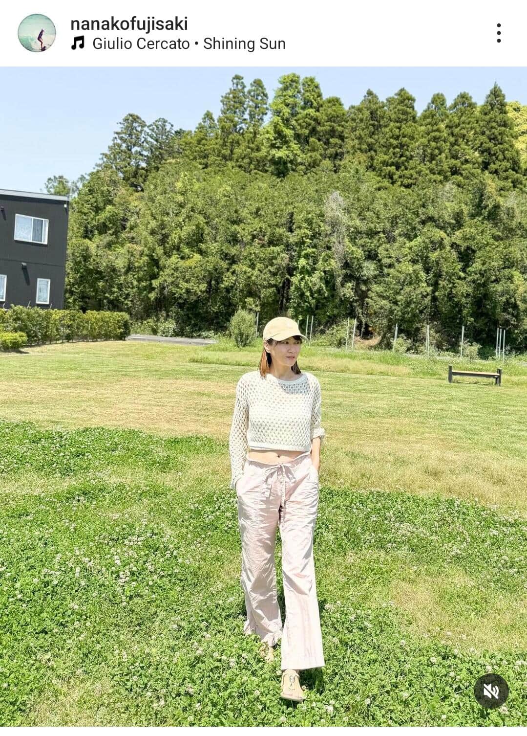 藤崎奈々子さん2024年5月5日のインスタグラムより