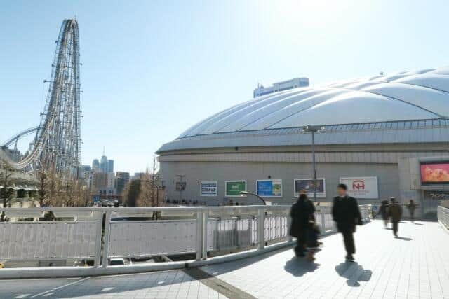 試合が行われた東京ドーム