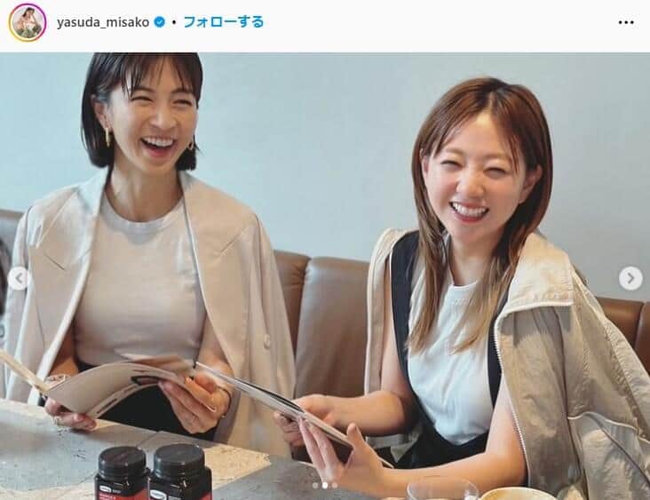 安田美沙子さんのインスタグラム（＠yasuda_misako）より