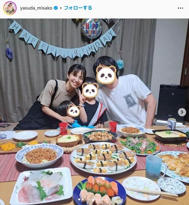 安田美沙子さんのインスタグラム（＠yasuda_misako）より