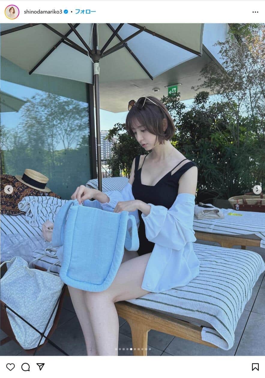 篠田麻里子さんのインスタグラム（@ shinodamariko3）より