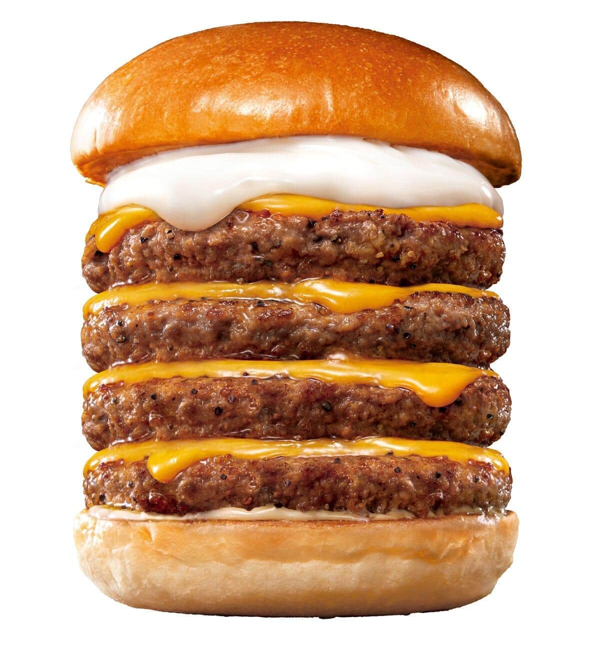 キング 絶品チーズバーガー（ロッテリアのプレスリリースより）