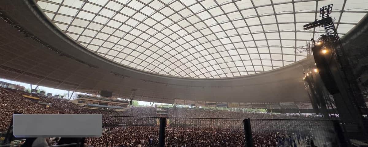 ステージ前の観客を見るような席だった（写真はファン提供）