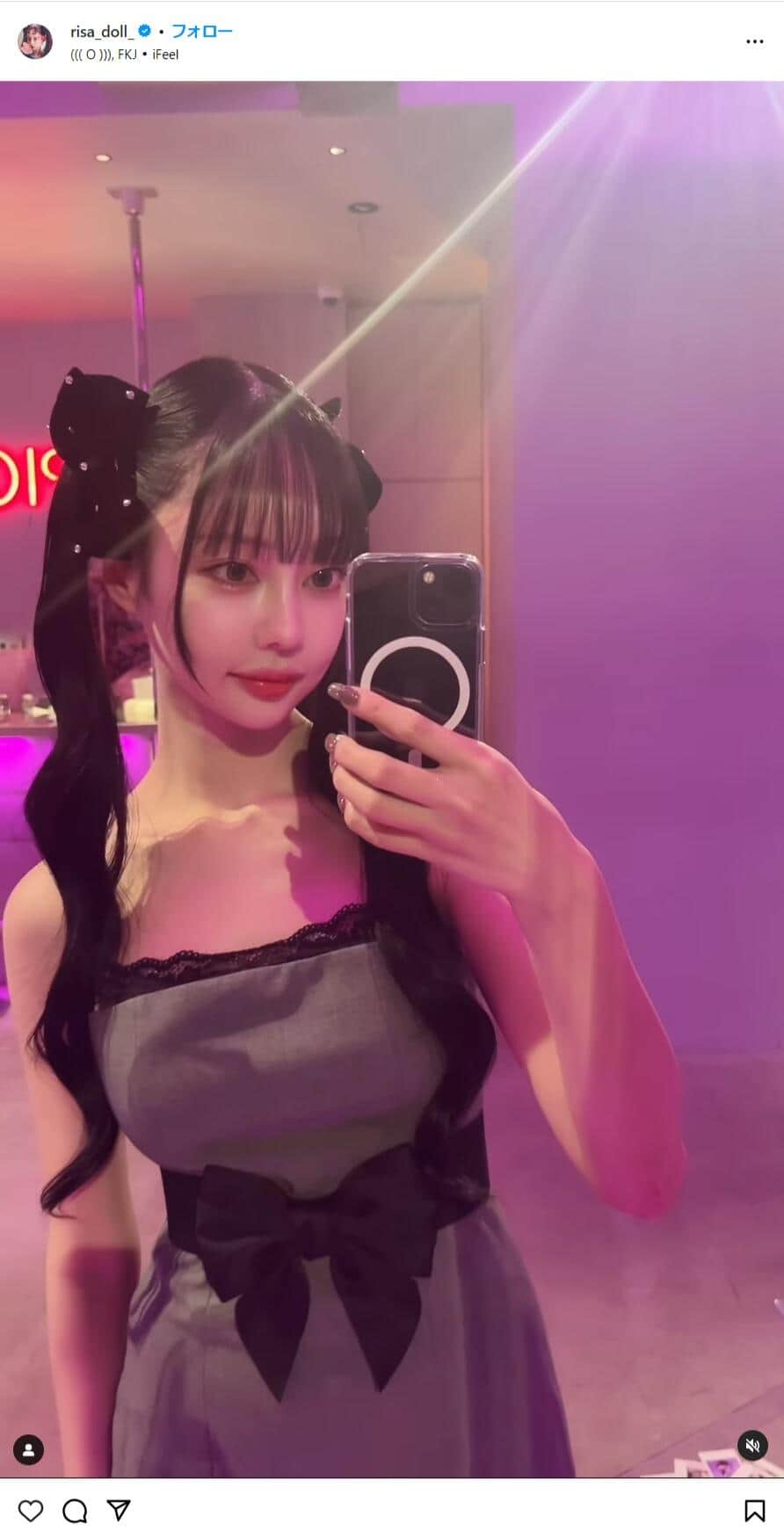 中村里砂さんのインスタグラム（@risa_doll_）より