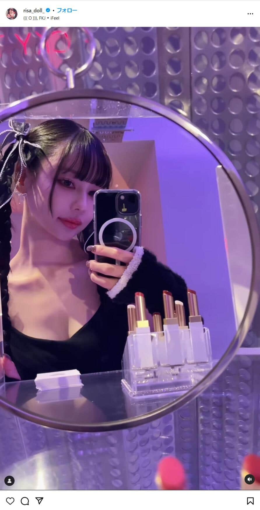 中村里砂さんのインスタグラム（@risa_doll_）より