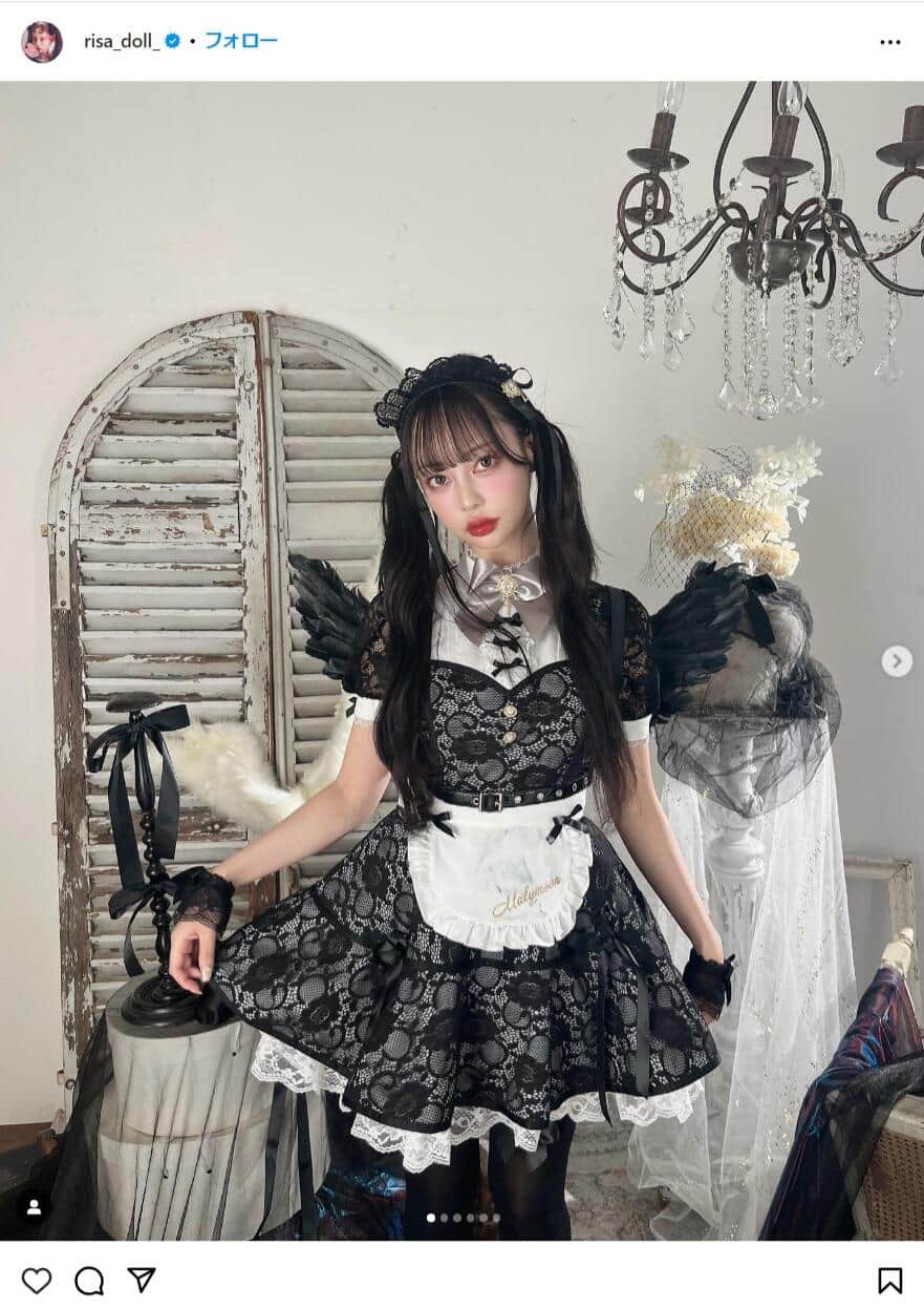 中村里砂さんのインスタグラム（@risa_doll_）より