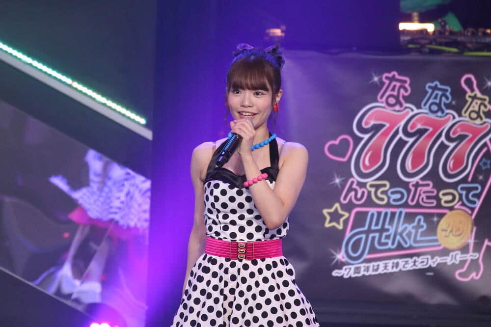 HKT48の渕上舞さん（2018年撮影）