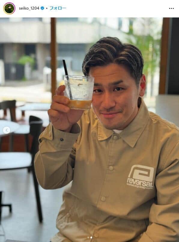 誠子さんのインスタグラム（＠seiko_1204）より