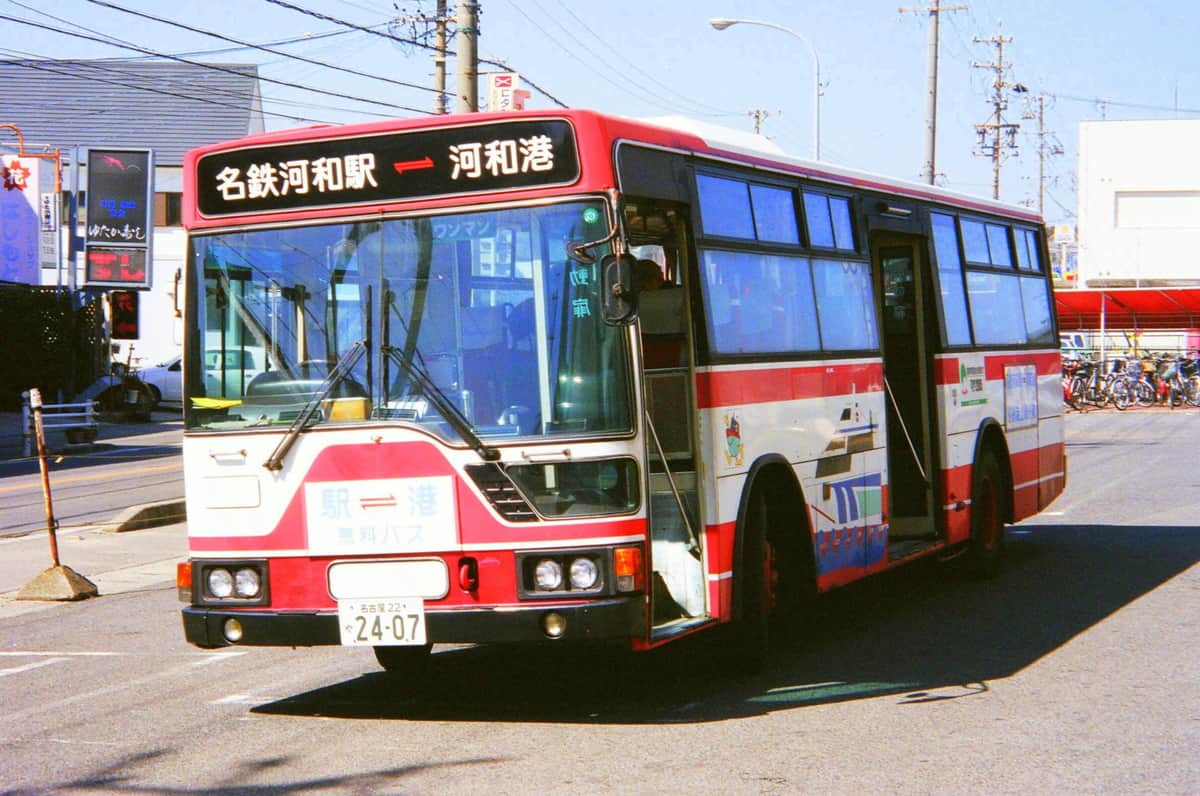 かつて知多バスで走っていた車両
