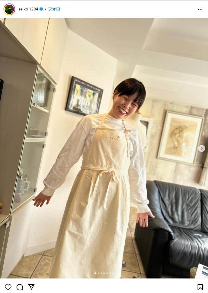 誠子さんのインスタグラム（＠seiko_1204）より