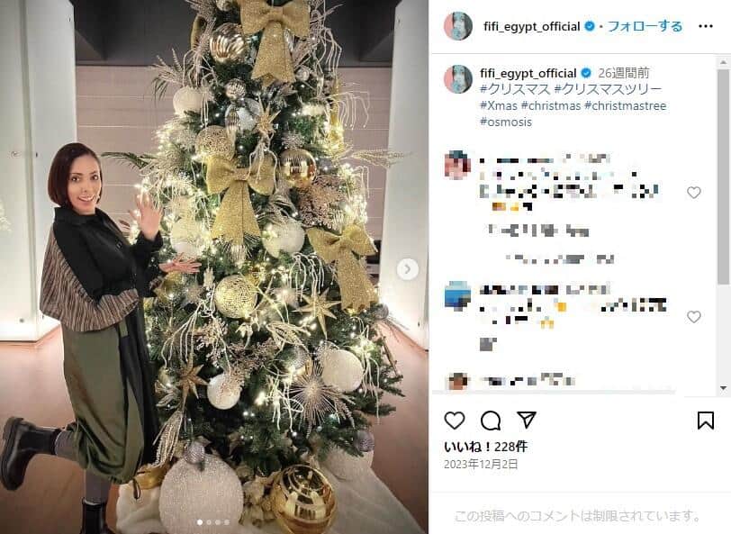 フィフィさんのインスタグラム（＠fifi_egypt_official）より