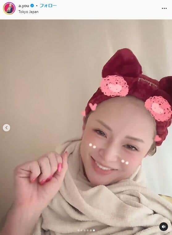 浜崎あゆみ45歳、猫耳あたまに？ノリノリダンス　「可愛すぎて悶絶」「癒されるし元気出るよ」