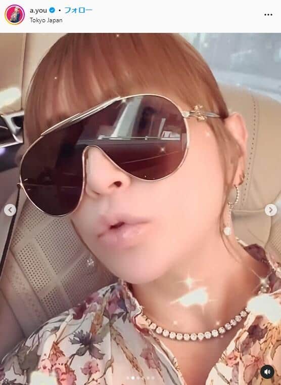 浜崎あゆみさんのインスタグラム（＠a.you）より