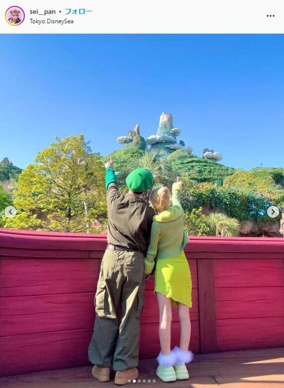 「ゆたせな」セイナさんのインスタグラム（＠sei__pan）より