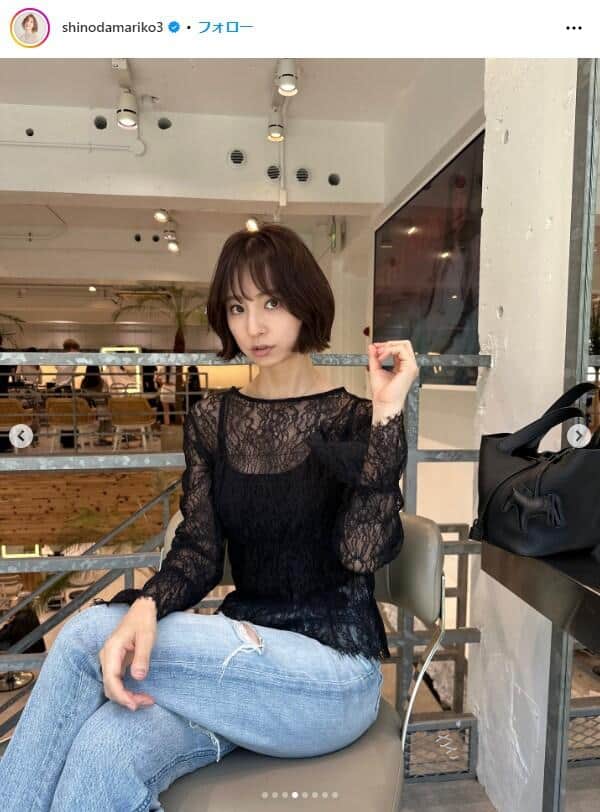 篠田麻里子さんのインスタグラム（@ shinodamariko3）より