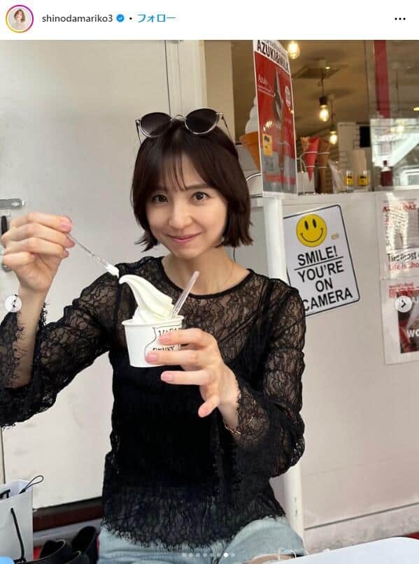 篠田麻里子さんのインスタグラム（@ shinodamariko3）より