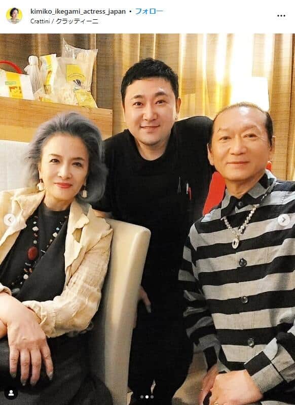 池上季実子さんのインスタグラム（＠kimiko_ikegami_actress_japan）より