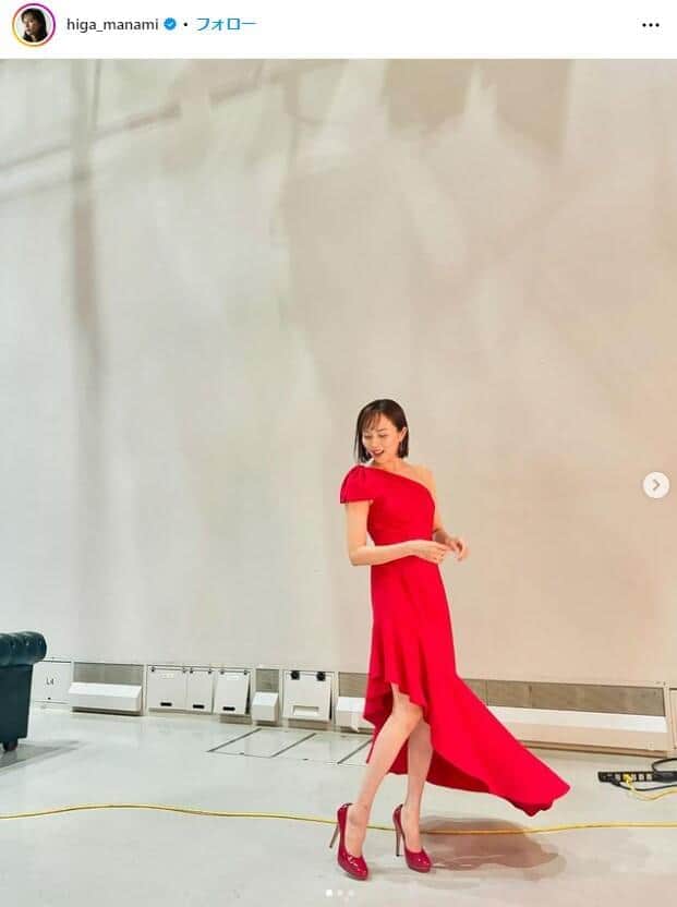 比嘉愛未さんのインスタグラム（＠higa_manami）より