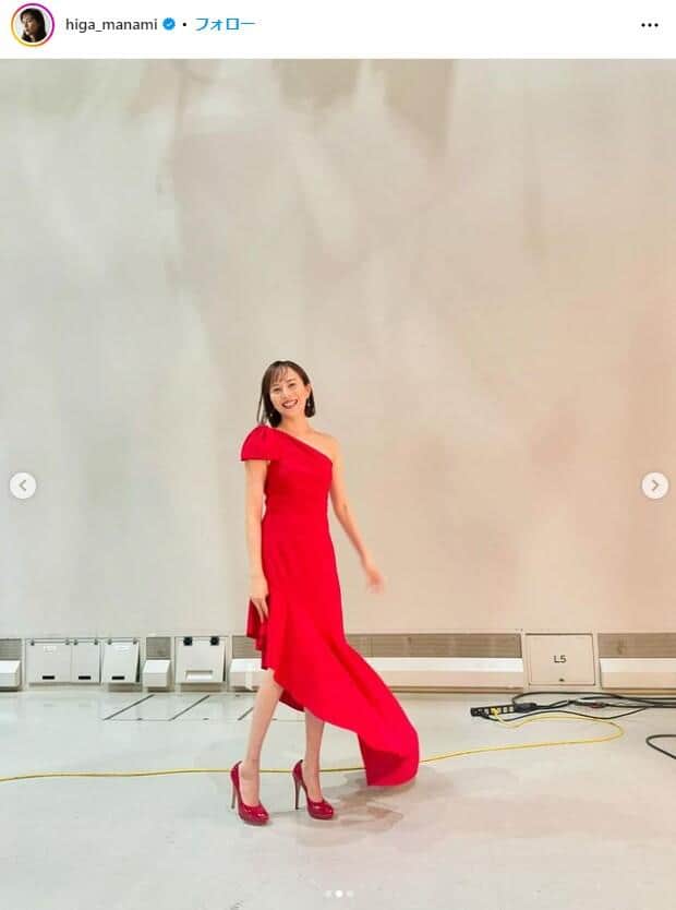 比嘉愛未さんのインスタグラム（＠higa_manami）より