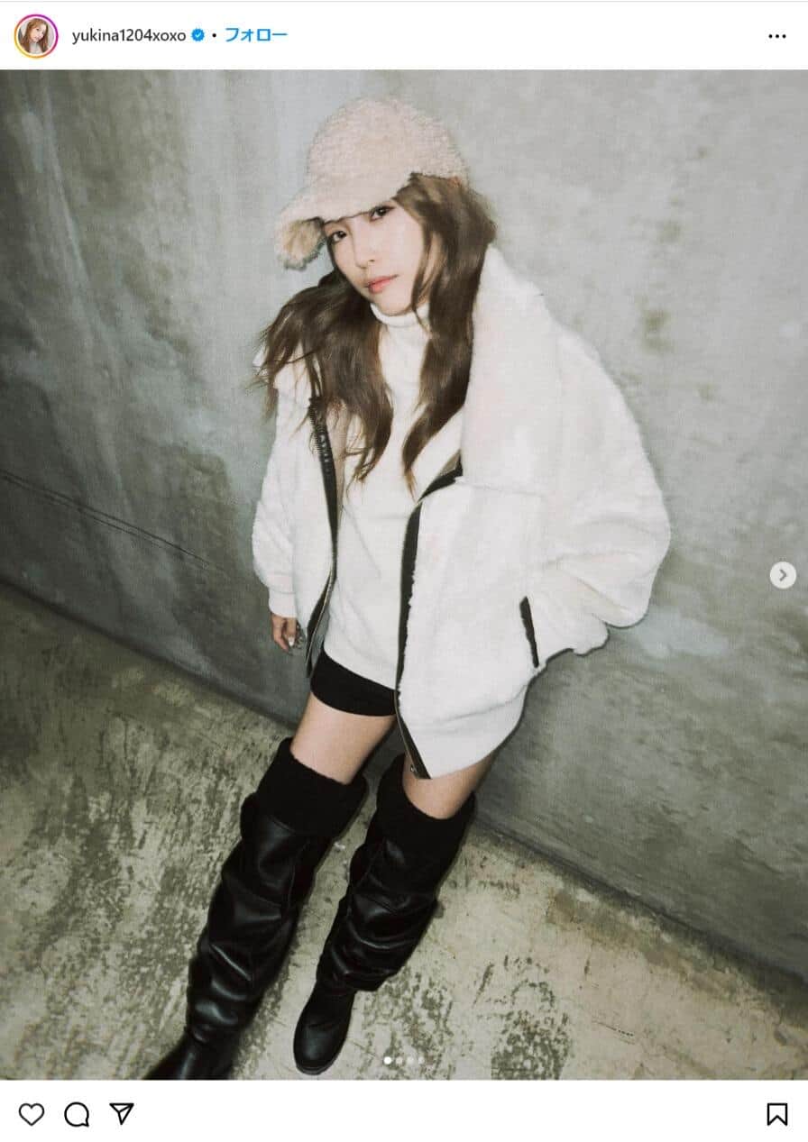 木下優樹菜さんのインスタグラム（＠yukina1204xoxo）より