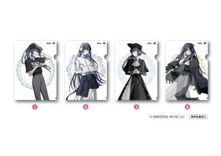 クリアファイル4種（プレスリリースより）