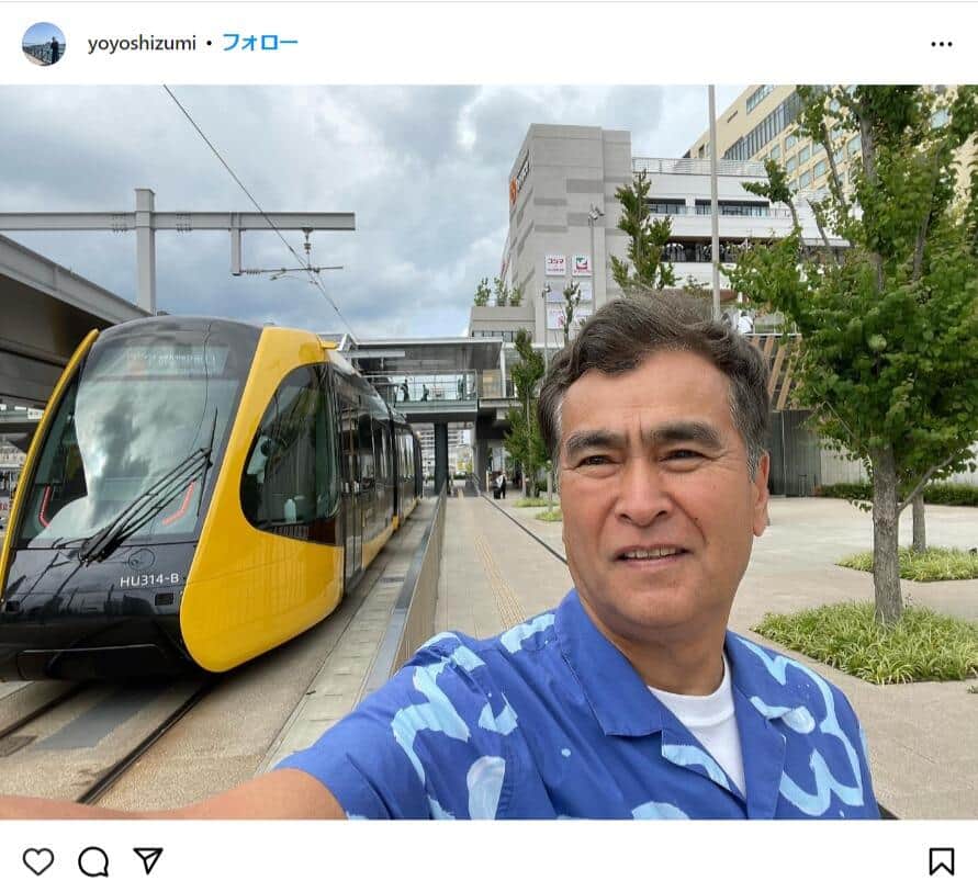 石原良純さんのインスタグラム（＠yoyoshizumi）より
