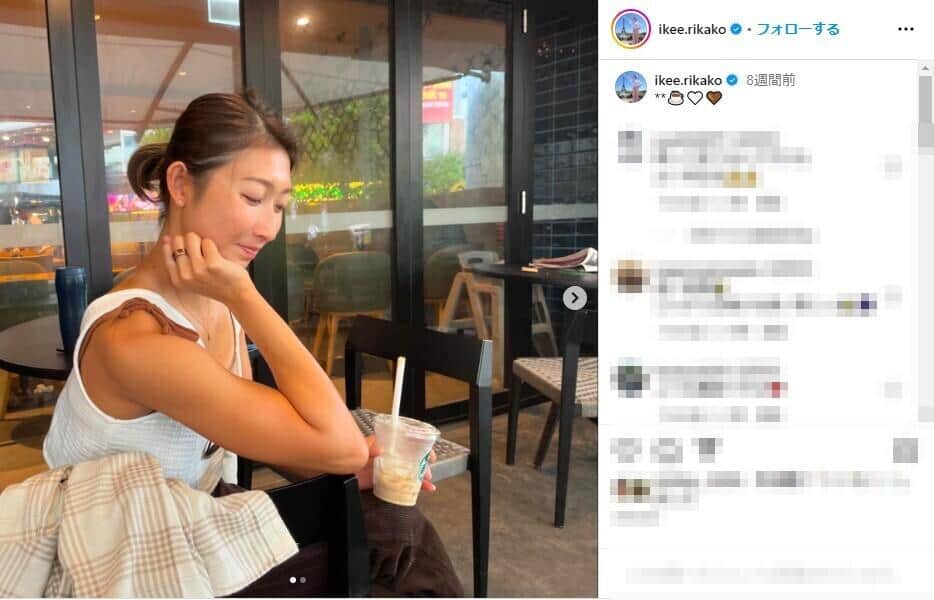 池江璃花子さんのインスタグラム（＠ikee.rikako）より