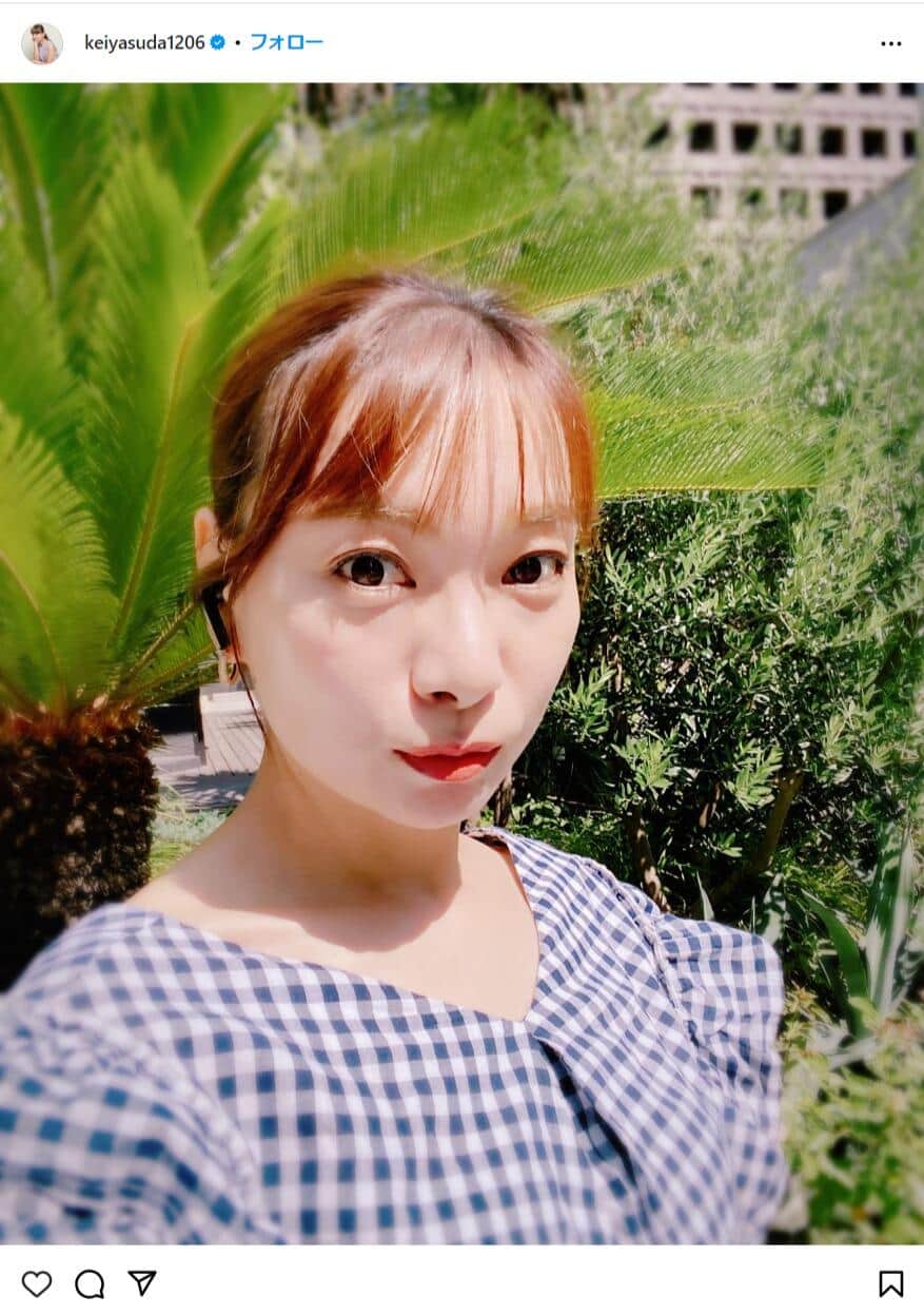 保田圭さんのインスタグラム（＠keiyasuda1206）より