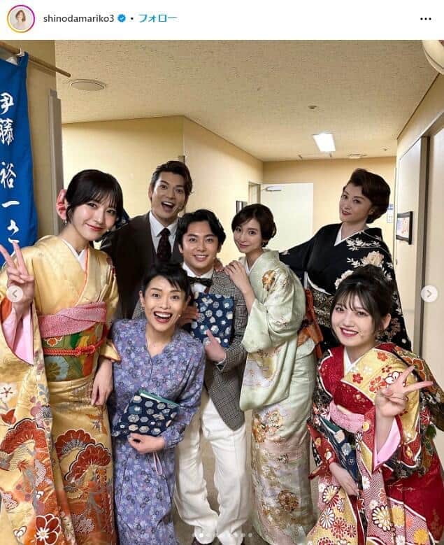 篠田麻里子さんのインスタグラム（＠shinodamariko3）より