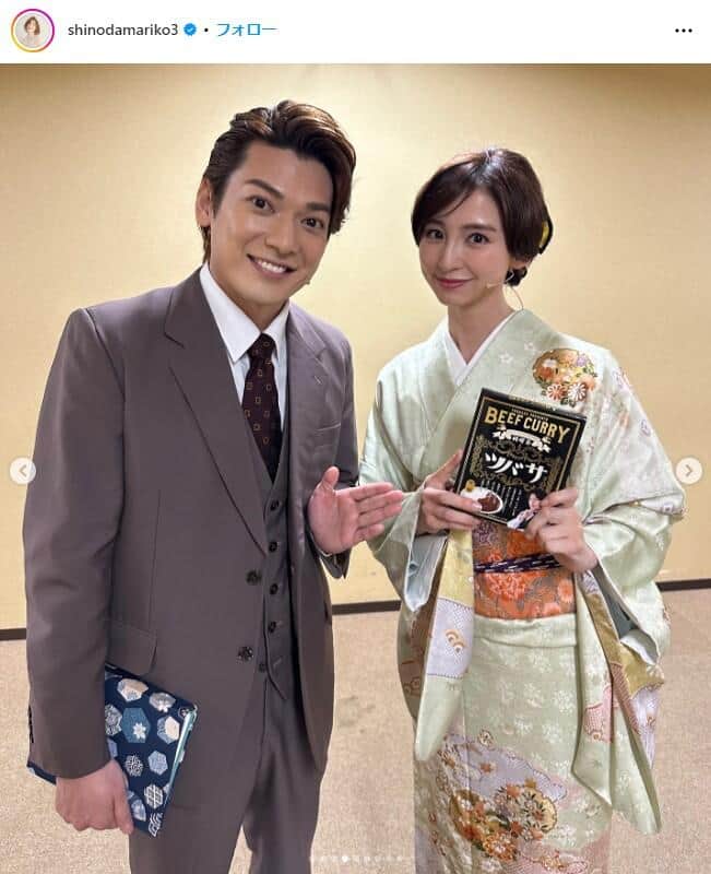 篠田麻里子さんのインスタグラム（＠shinodamariko3）より