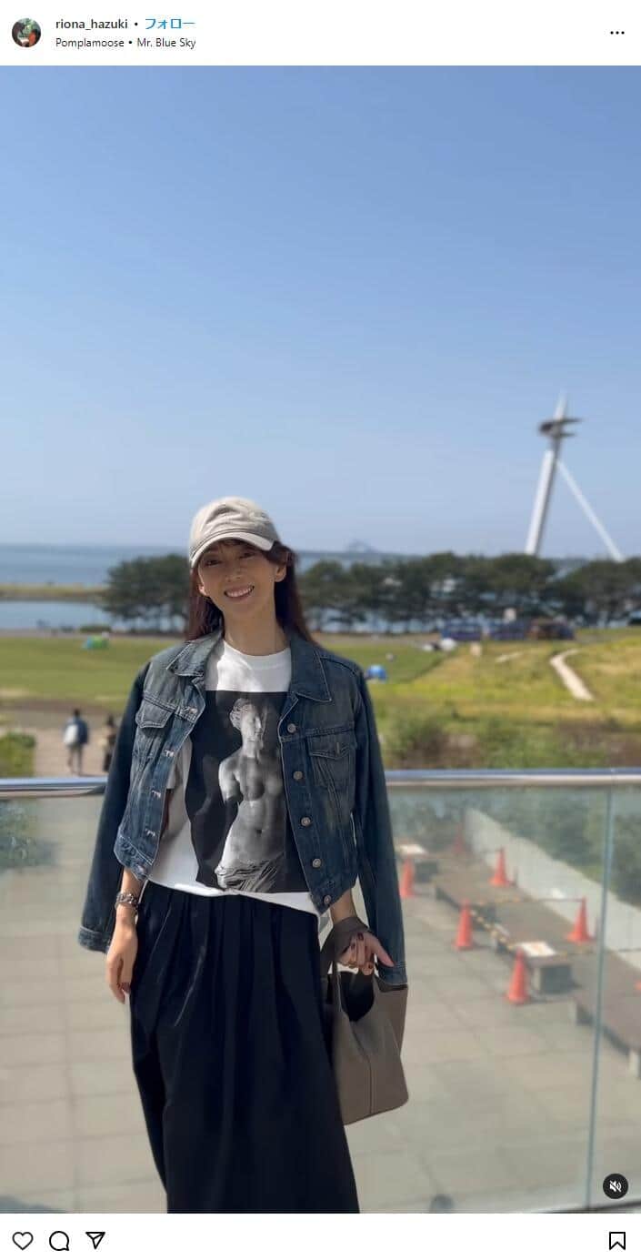 葉月里緒奈さんのインスタグラム（＠riona_hazuki）より