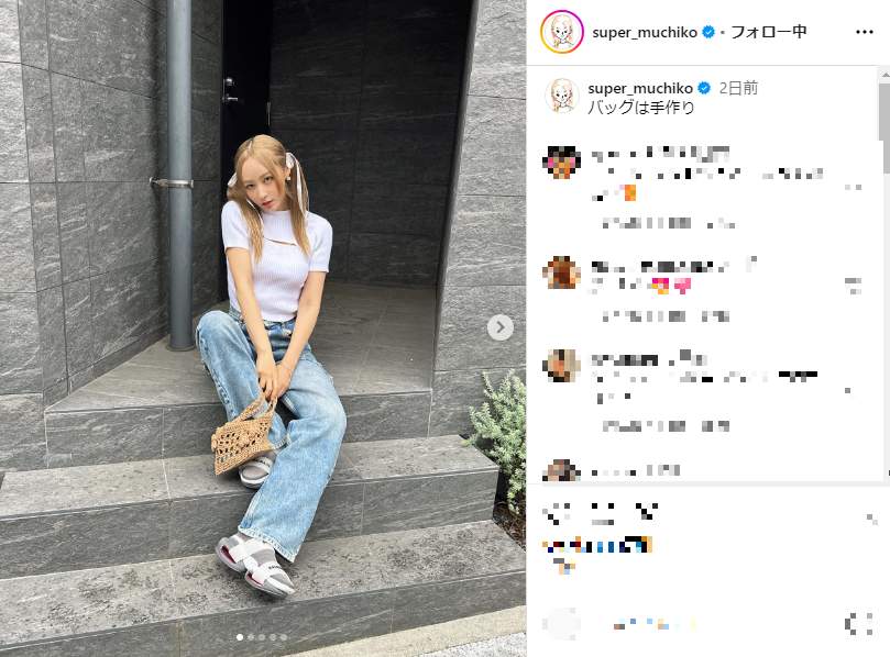 てんちむさんのインスタグラム（＠super_muchiko）より