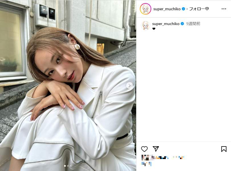 てんちむさんのインスタグラム（＠super_muchiko）より