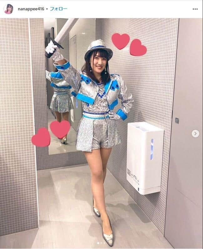古村奈々さんのインスタグラム（＠nanappee416）より
