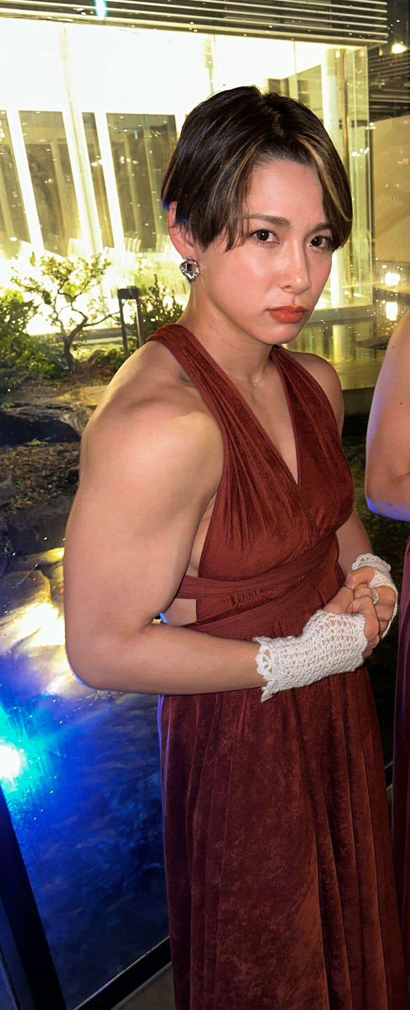 出口クリスタ選手のXより